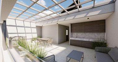 Brand New-Modern Design Two Bedroom Top Floor Apartment With Roof Garden In Zakaki