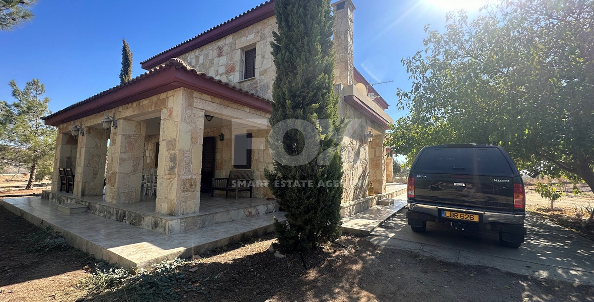 Exquisite  5 bedroom stone villa with 2 bedroom guest house  privately secluded and gated  on 13,118 sqm land in Moni.