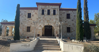 Exquisite  5 bedroom stone villa with 2 bedroom guest house  privately secluded and gated  on 13,118 sqm land in Moni.