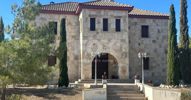 Exquisite  5 bedroom stone villa with 2 bedroom guest house  privately secluded and gated  on 13,118 sqm land in Moni.