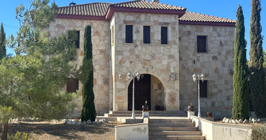 Exquisite  5 bedroom stone villa with 2 bedroom guest house  privately secluded and gated  on 13,118 sqm land in Moni.