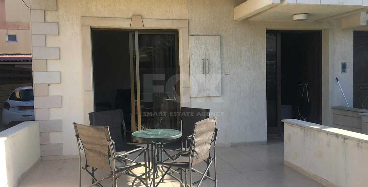 Two bedroom ground floor apartment for rent  in Kato Polemidia, Limassol