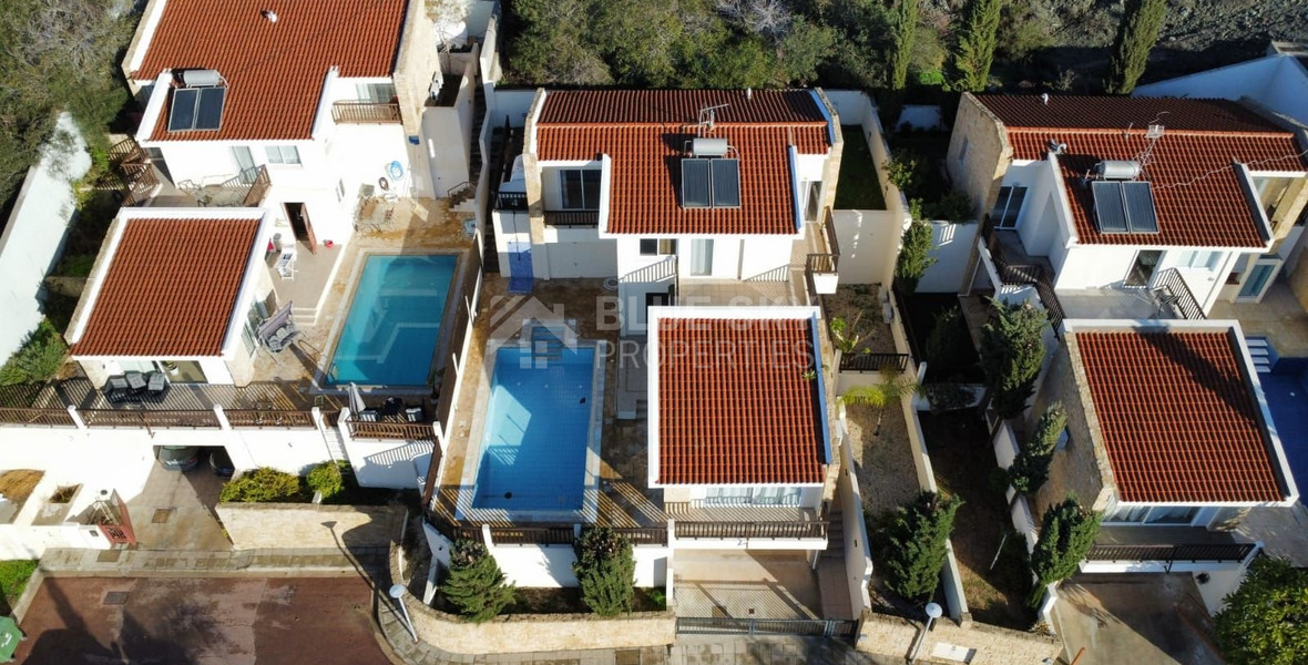 Stunning Four bedroom detached Villa with private swimming pool and unobstructed sea views located in Chloraka, Paphos