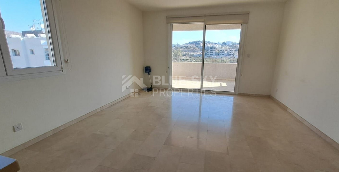 Two bedroom unfurnished apartment for rent in Germasogeia, Limassol