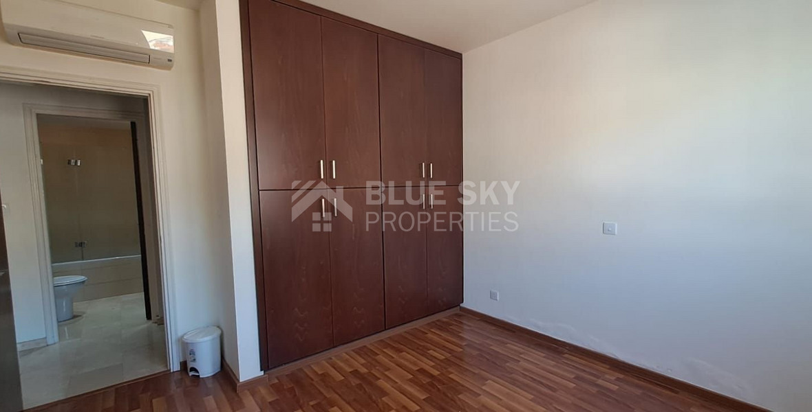 Two bedroom unfurnished apartment for rent in Germasogeia, Limassol