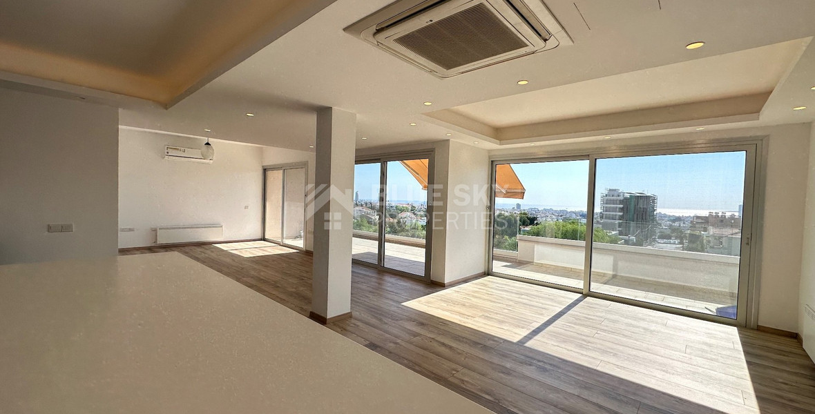 Modern Penthouse Apartment for Rent in Panthea with roof terrace and panormaic views.