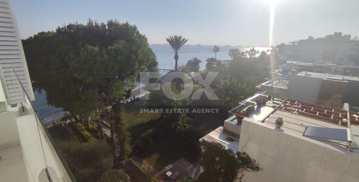 Three bedroom sea view apartment for rent in Potamos Germasogeias, Limassol