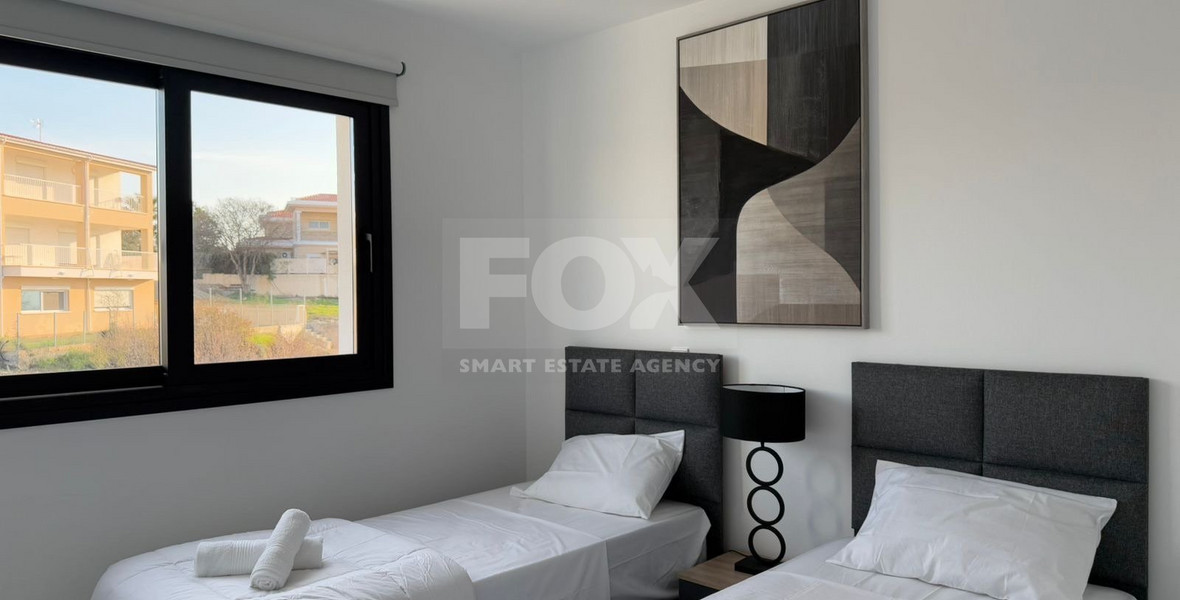 Stylish Two-Bedroom Apartment in Central Paphos – Prime Location & Modern Living