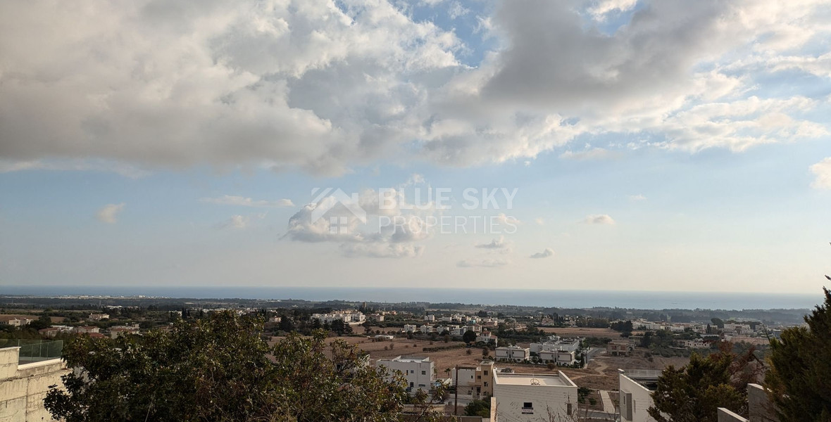 Large Plot with Unobstructed Sea Views in Geroskipou, Paphos
