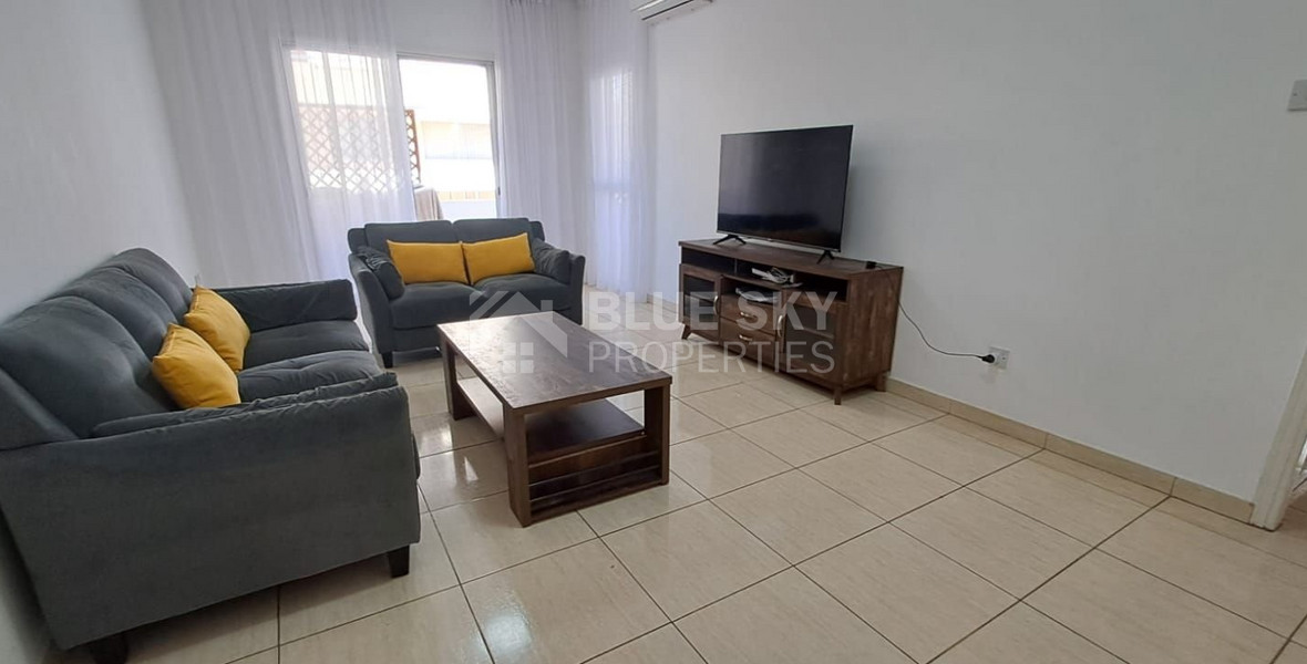 Three bedroom furnished apartment for rent in Neapoli, Limassol