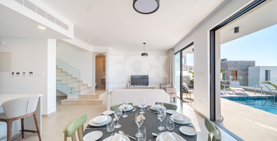 For sale Three bedroom exceptional Villa with Pool in Chlorakas -Ready to move in