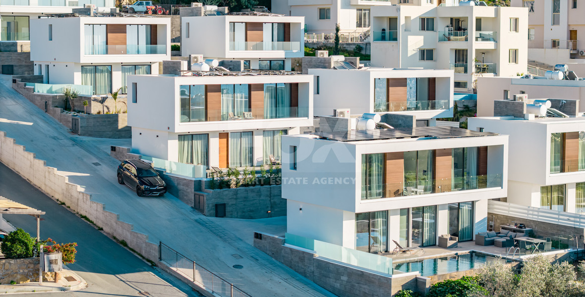 For sale , Modern Fully Furnished Detached Villa with Pool in Chlorakas- COMPLETED-