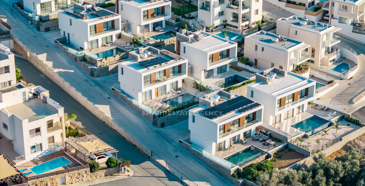 For sale , Modern Fully Furnished Detached Villa with Pool in Chlorakas- COMPLETED-