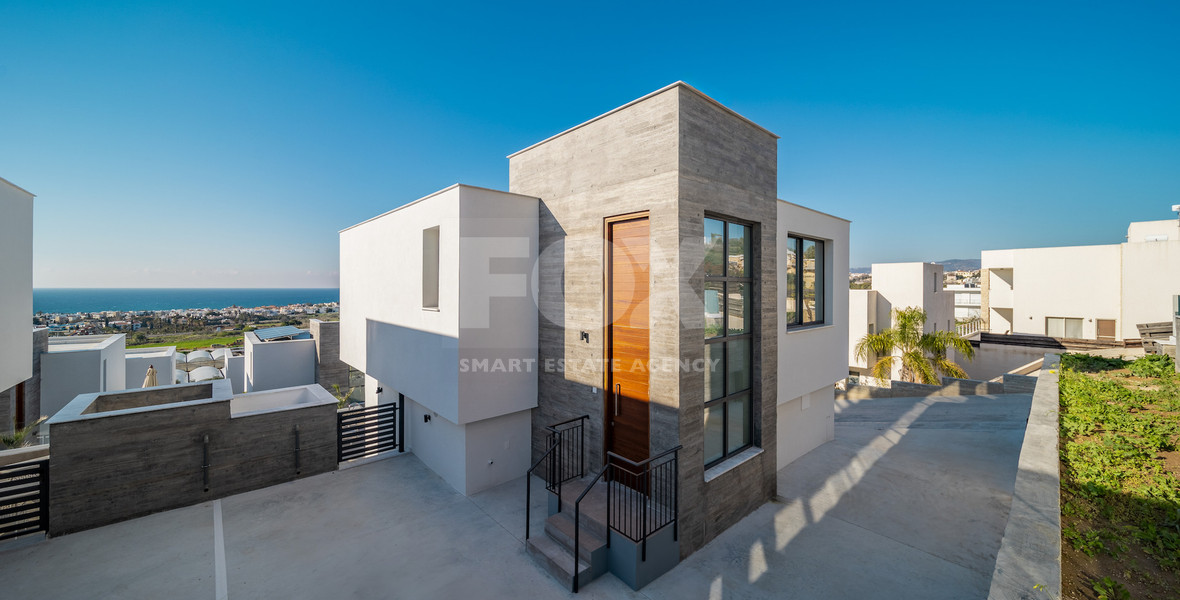 For sale , Modern Fully Furnished Detached Villa with Pool in Chlorakas- COMPLETED-