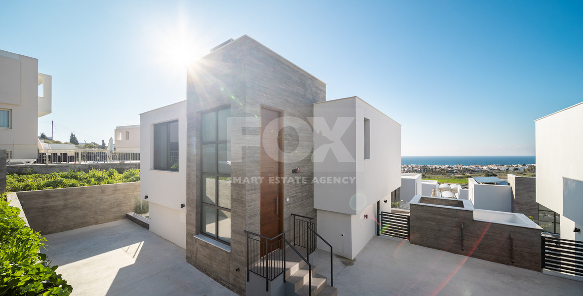 For sale , Modern Fully Furnished Detached Villa with Pool in Chlorakas- COMPLETED-