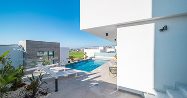 For sale , Modern Fully Furnished Detached Villa with Pool in Chlorakas- COMPLETED-