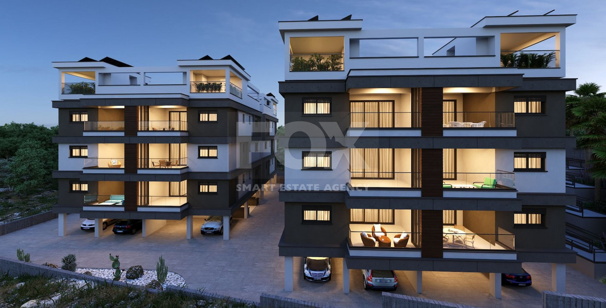 Modern Top Floor Apartment with roof garden for Sale in Agia Filaxi