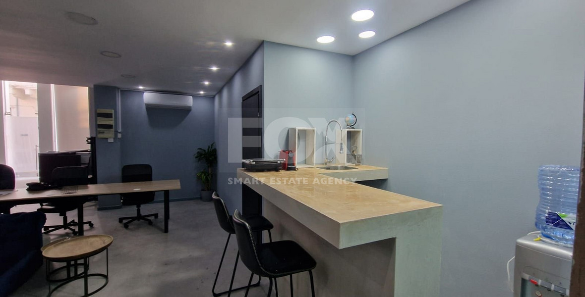 Partially Furnished Office Space Available for Rent in Limassol city center