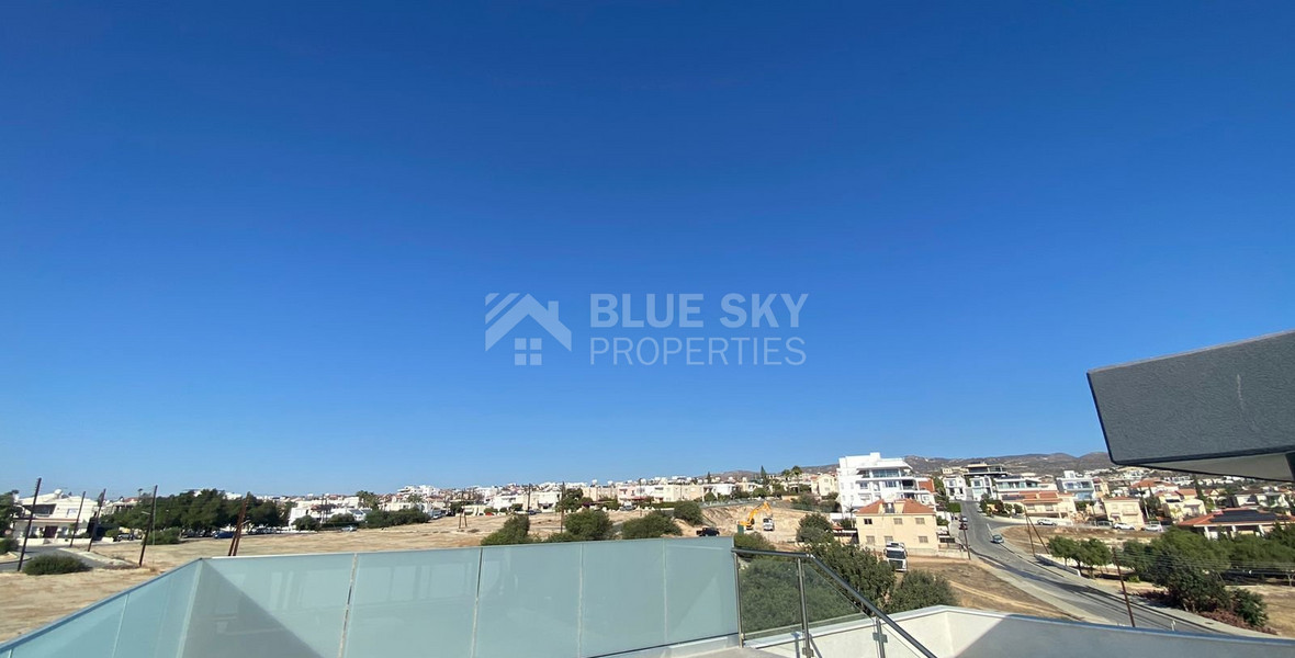 Three bedroom penthouse with Sea View for sale in Germasogeia