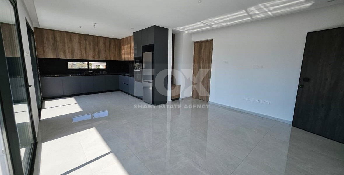OPTIONAL FURNISHED OR UNFURNISHED 2 BEDROOM LARGE NEW APARTMENT IN AGIA FYLA OFFERING OPEN VIEWS AND TRANQUIL LOCATION.