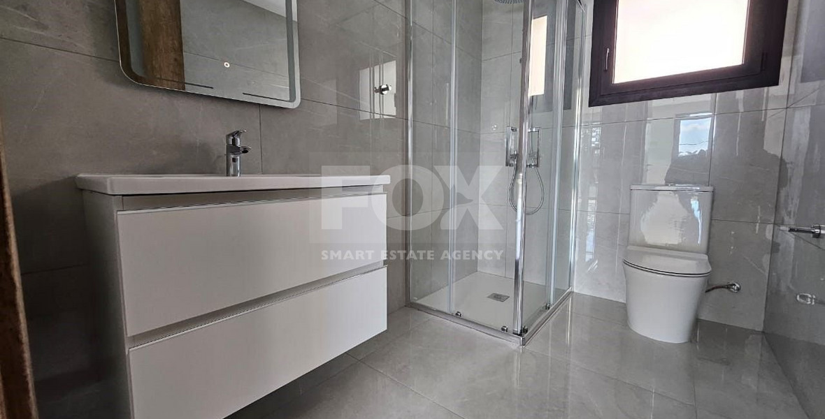 OPTIONAL FURNISHED OR UNFURNISHED 2 BEDROOM LARGE NEW APARTMENT IN AGIA FYLA OFFERING OPEN VIEWS AND TRANQUIL LOCATION.