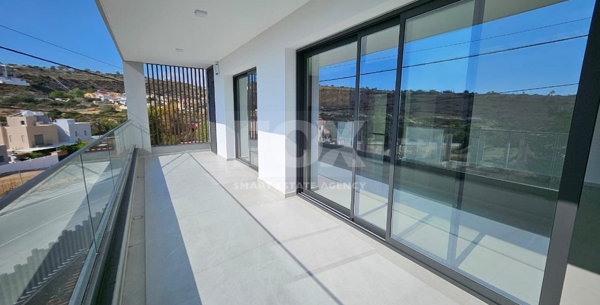 OPTIONAL FURNISHED OR UNFURNISHED 2 BEDROOM LARGE NEW APARTMENT IN AGIA FYLA OFFERING OPEN VIEWS AND TRANQUIL LOCATION.