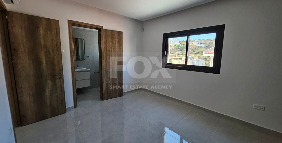OPTIONAL FURNISHED OR UNFURNISHED 2 BEDROOM LARGE NEW APARTMENT IN AGIA FYLA OFFERING OPEN VIEWS AND TRANQUIL LOCATION.