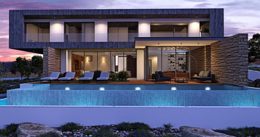 Four bedrooms outstanding villa, in an idyllic place in Sea Caves area,  of  Akamas