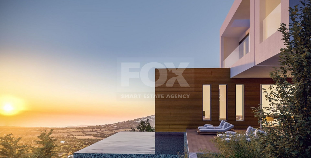 Three bedrooms luxury villas in Tsada, Paphos