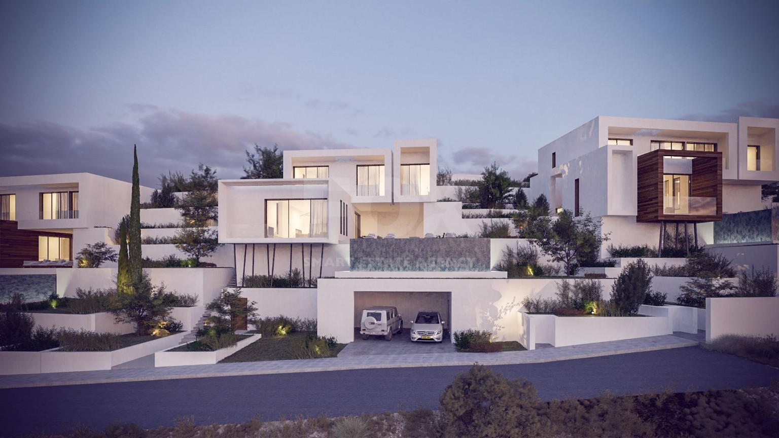 Three bedrooms luxury villas in Tsada, Paphos