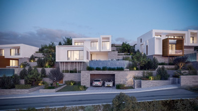 Three bedrooms luxury villas in Tsada, Paphos