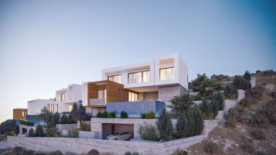 Three bedrooms luxury villas in Tsada, Paphos