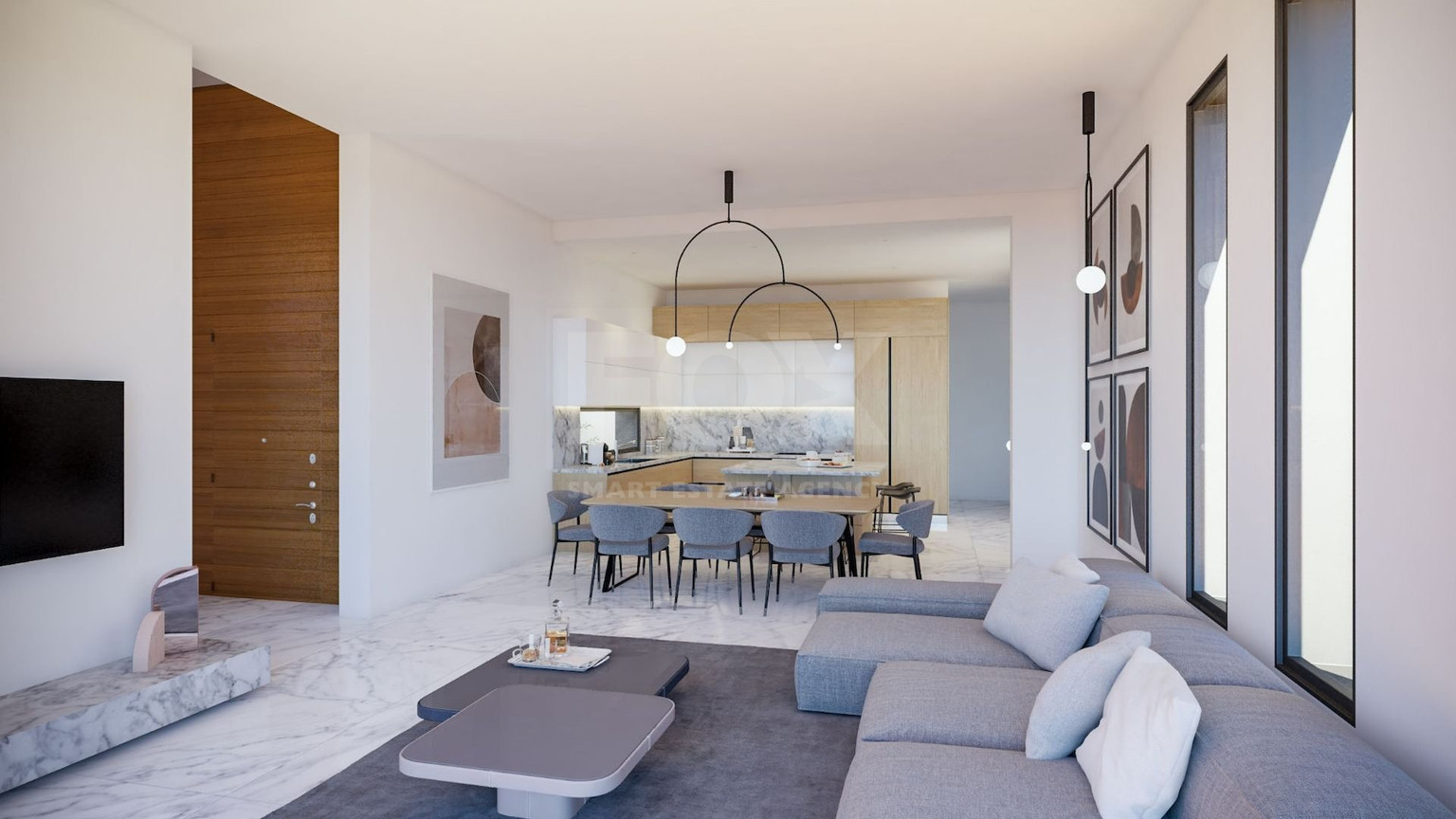 Luxury detached villa with three bedrooms in Tsada