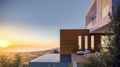 Luxury detached villa with three bedrooms in Tsada
