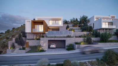 Luxury detached villa with three bedrooms in Tsada