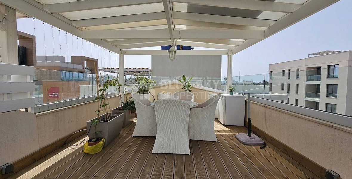 LARGE THREE BEDROOM PENTHOUSE IN COMPLEX IN GERMASOGIA TOURIS AREA 50 METERS FROM THE BEACH