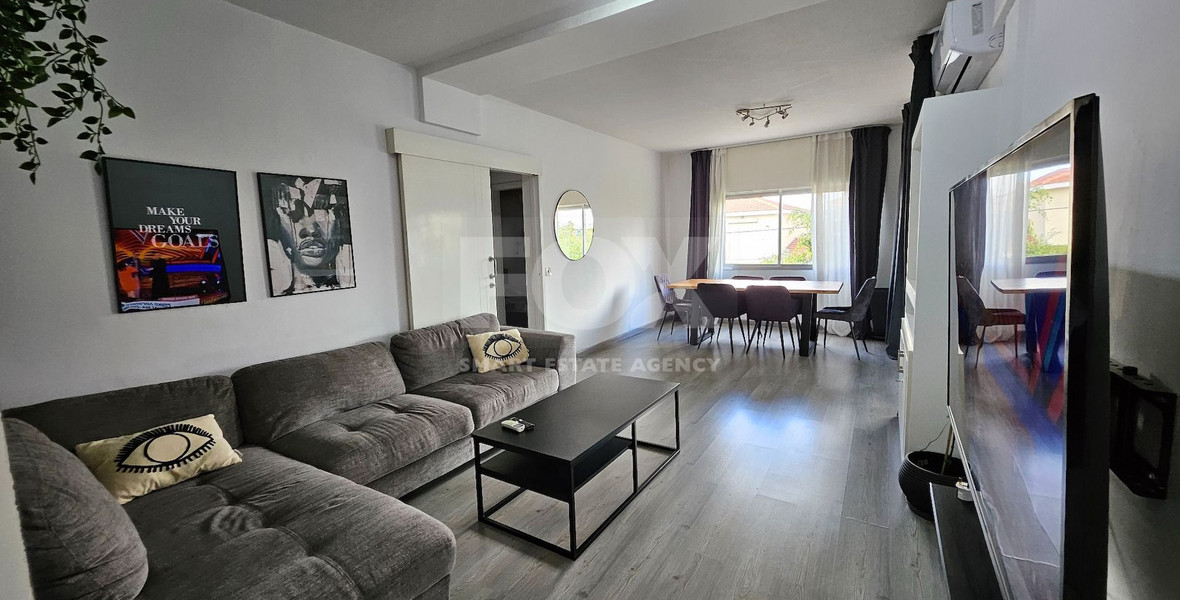 Fully Furnished-Renovated Three Bedroom Apartment for rent in Kapsalos Area