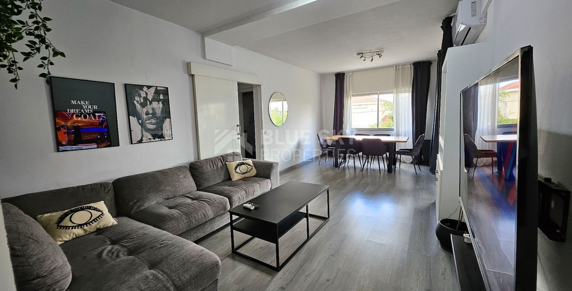 Fully Furnished-Renovated Three Bedroom Apartment for rent in Kapsalos Area