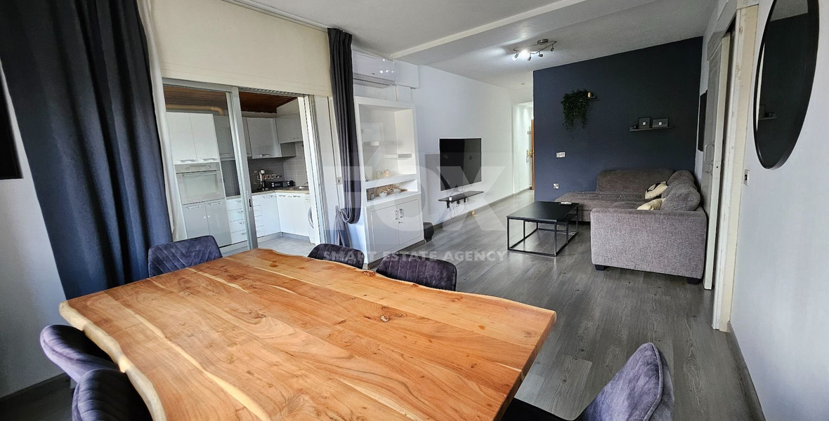 Fully Furnished-Renovated Three Bedroom Apartment for rent in Kapsalos Area