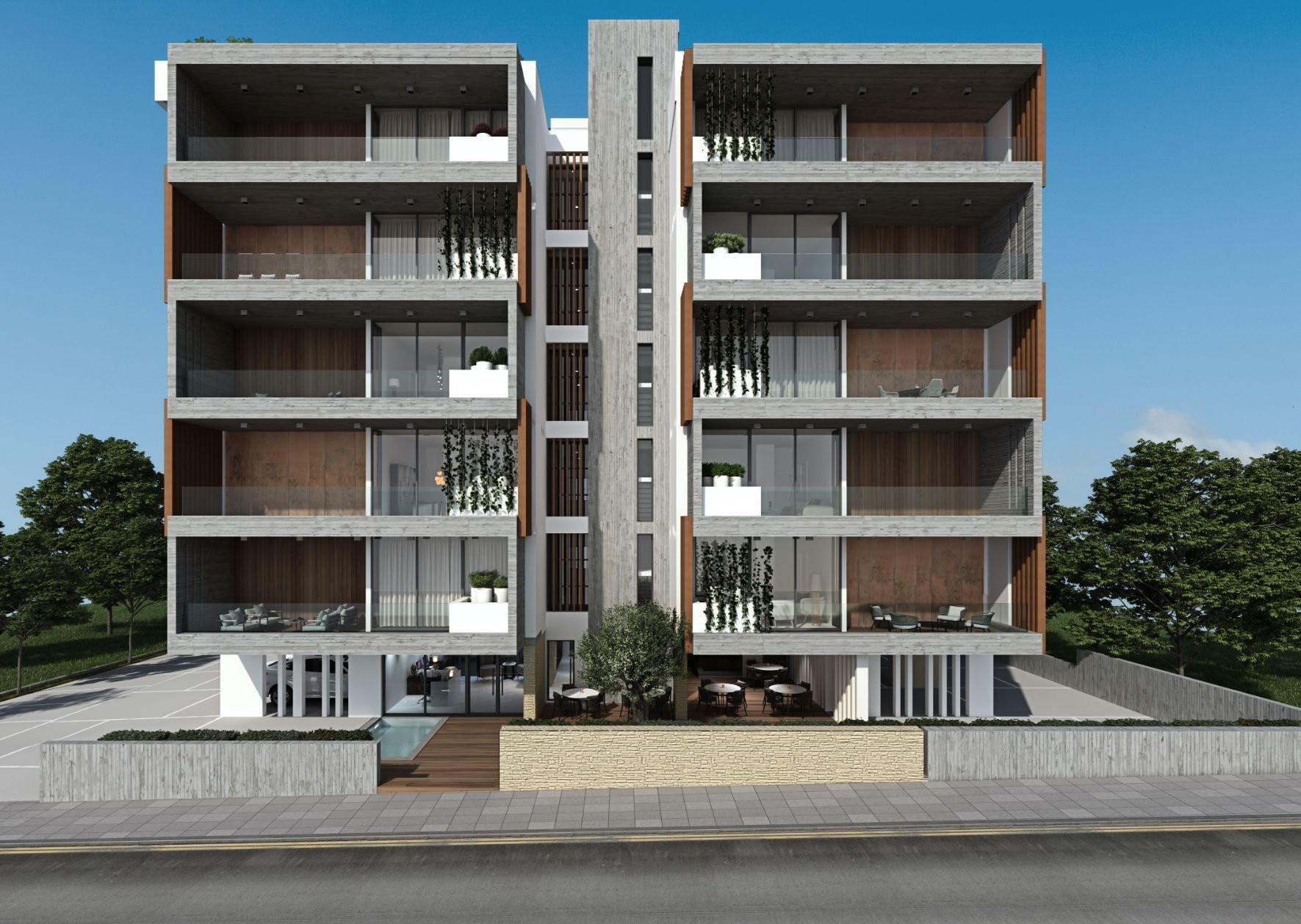 Mieszkanie 2 pokoi 75 m² Pafos, Cypr