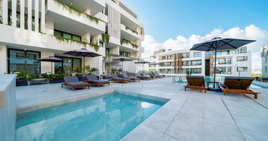 Three bedroom penthouse on fifth floor r in Tombs of the Kings area, Paphos