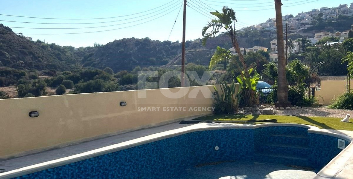 Beautiful three bedroom detached villa with swimming pool for rent in Pissouri