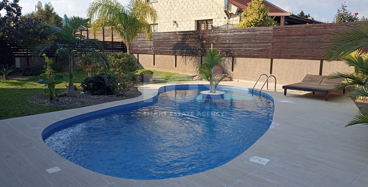 Four-Bedroom Detached House for rent in Erimi: with Pool & Garden