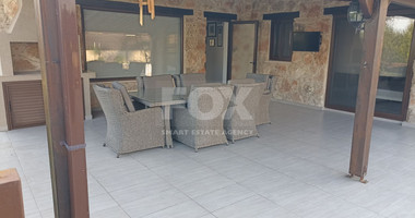 Four-Bedroom Detached House for rent in Erimi: with Pool & Garden