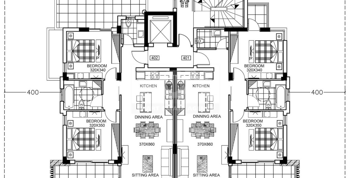 Two bedroom Top Floor apartment for sale in Agios Ioannis, Limassol