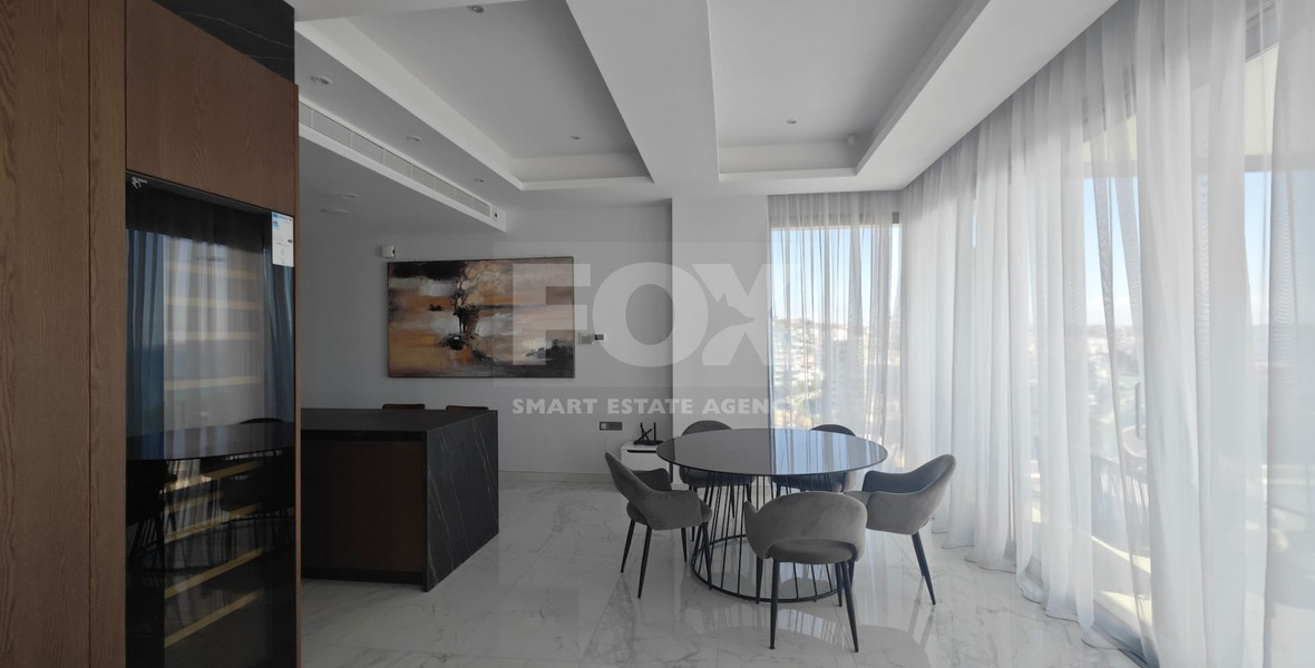 Three bedroom Penthouse for rent in Agios Tychonas tourist area, Limassol