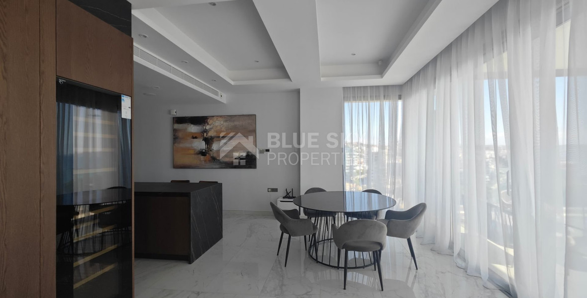 Three bedroom Penthouse for rent in Agios Tychonas tourist area, Limassol