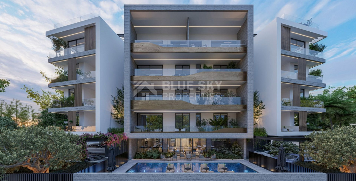 Top Floor Three bedroom apartment for sale in Germasogeia, Limassol