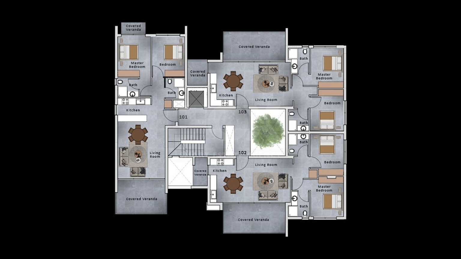 Stylish Two Bedroom Apartment in Universal, Paphos