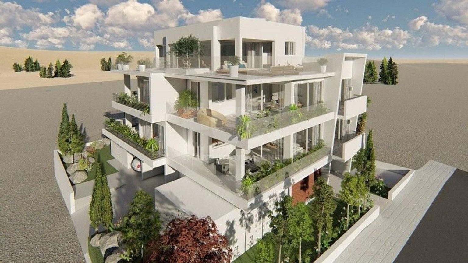 Two bedroom penthouse in Konia, Paphos for sale